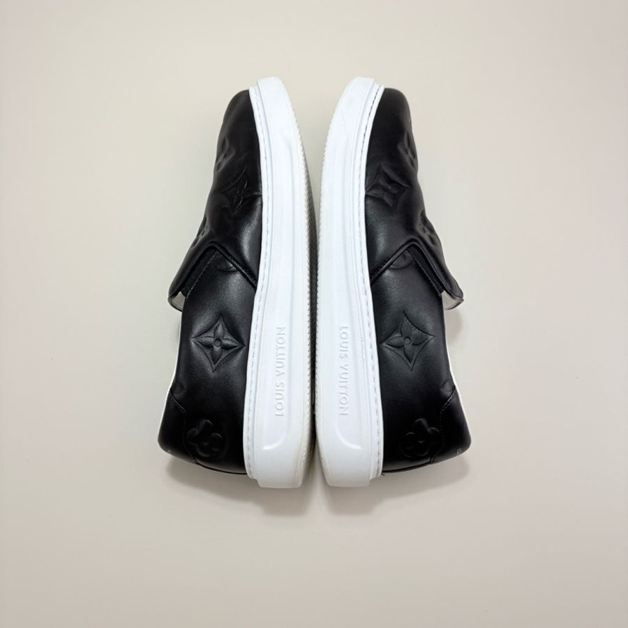 LOUIS VUITTON LV BEVER HILLS黑白一脚蹬板鞋-4