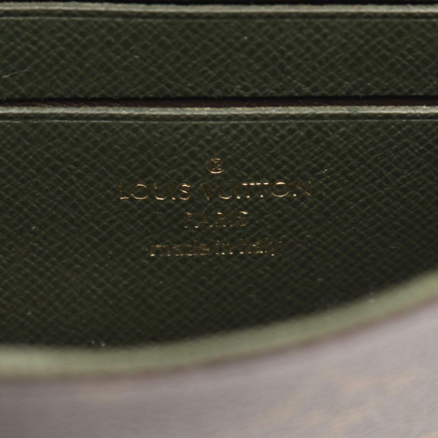 路易威登 Multi Pochette Felicie 單肩包/手提包,塗層帆布,Monogram 圖案,女士款,棕色/綠色,M80091-3