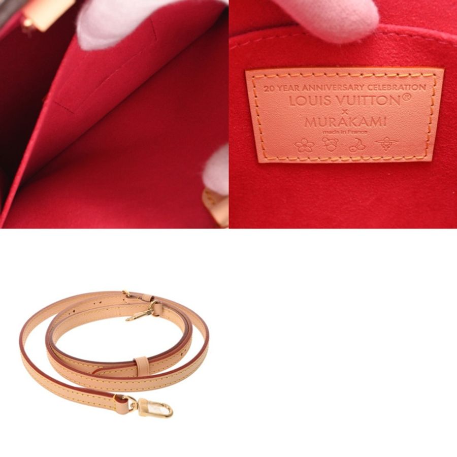 路易威登 (LOUIS VUITTON) Monogram OnTheGo BB Panda Takashi Murakami 聯名款棕色 M13668 女士帆布手提包,全新未使用,Ginzo 出品-10