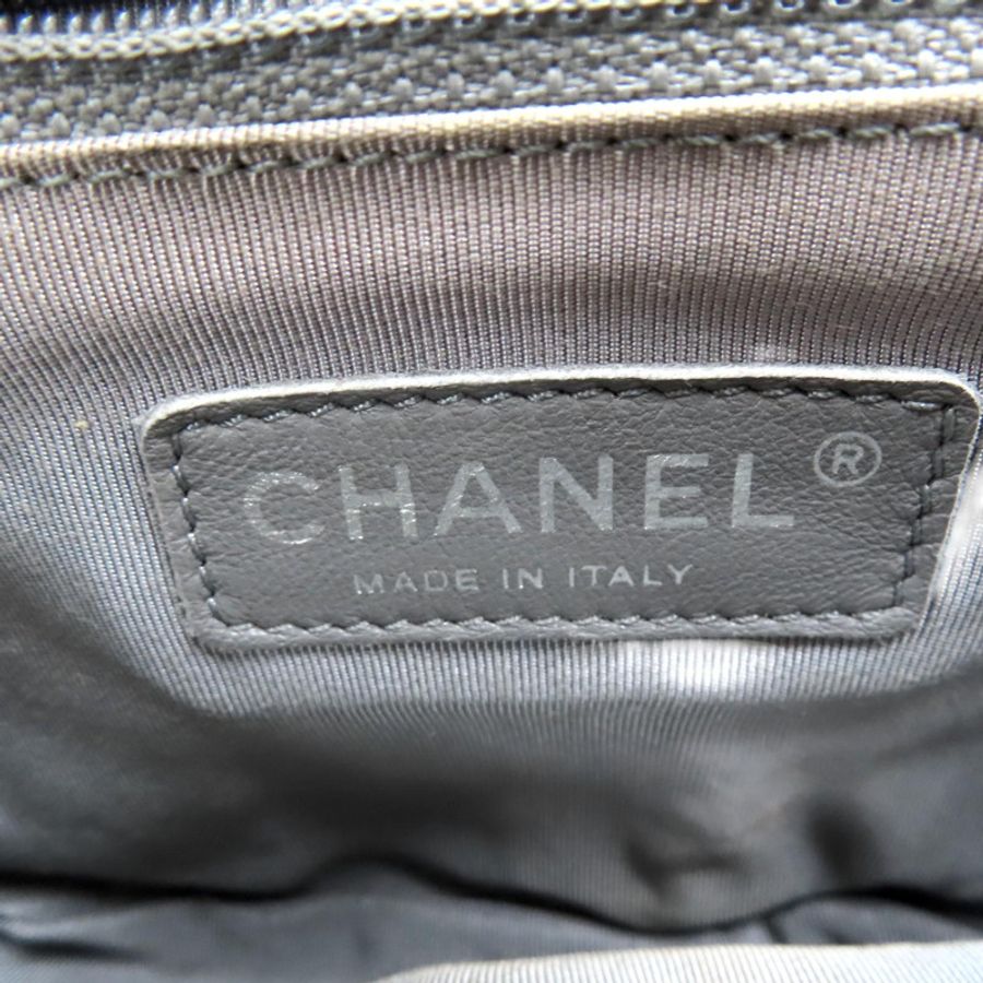黑色 菱格紋 牛皮 Chain Around Flap 鍊帶 肩背包 無卡【CHANEL 香奈兒】 A49914-3