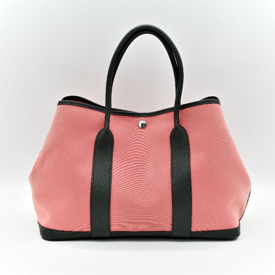 Hermès 愛馬仕 拼色 Garden Party 玫瑰粉 手提包 A 刻-3