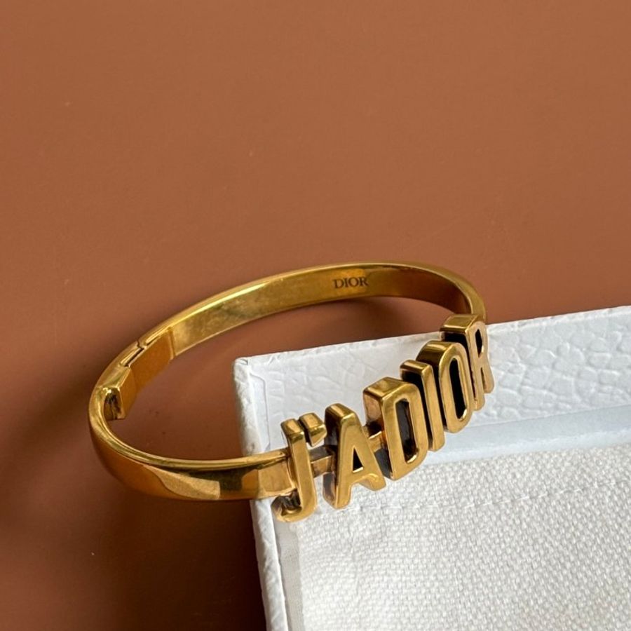 ::Christian Dior::古銅金色 J'ADIOR Bracelet 字母手鐲 手環-2