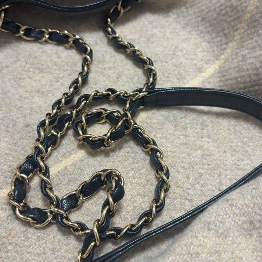 ［二手正貨］Chanel business affinity bag郵差包中號25cm-9