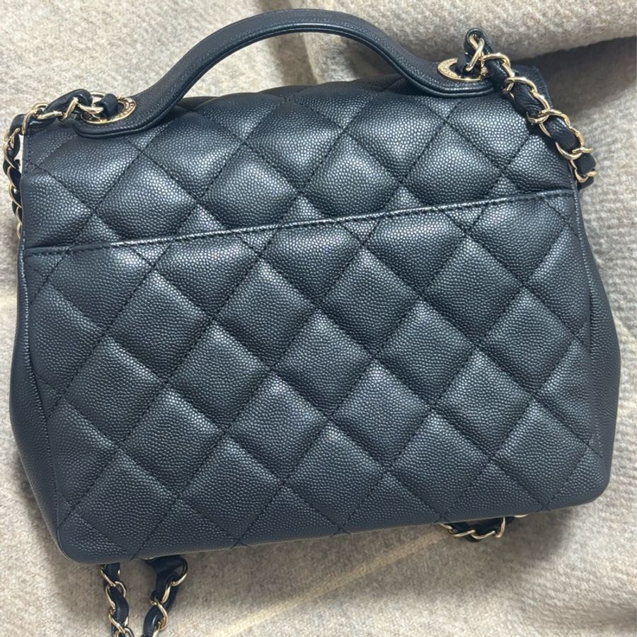 ［二手正貨］Chanel business affinity bag郵差包中號25cm-10