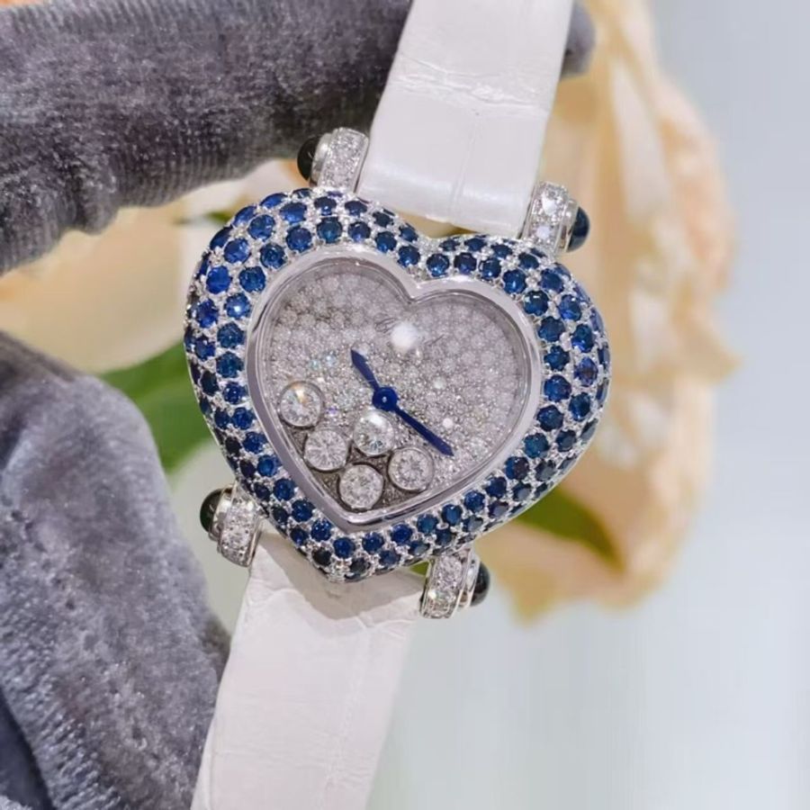 Chopard蕭邦Happy Diamonds愛心形鑽石女表-2