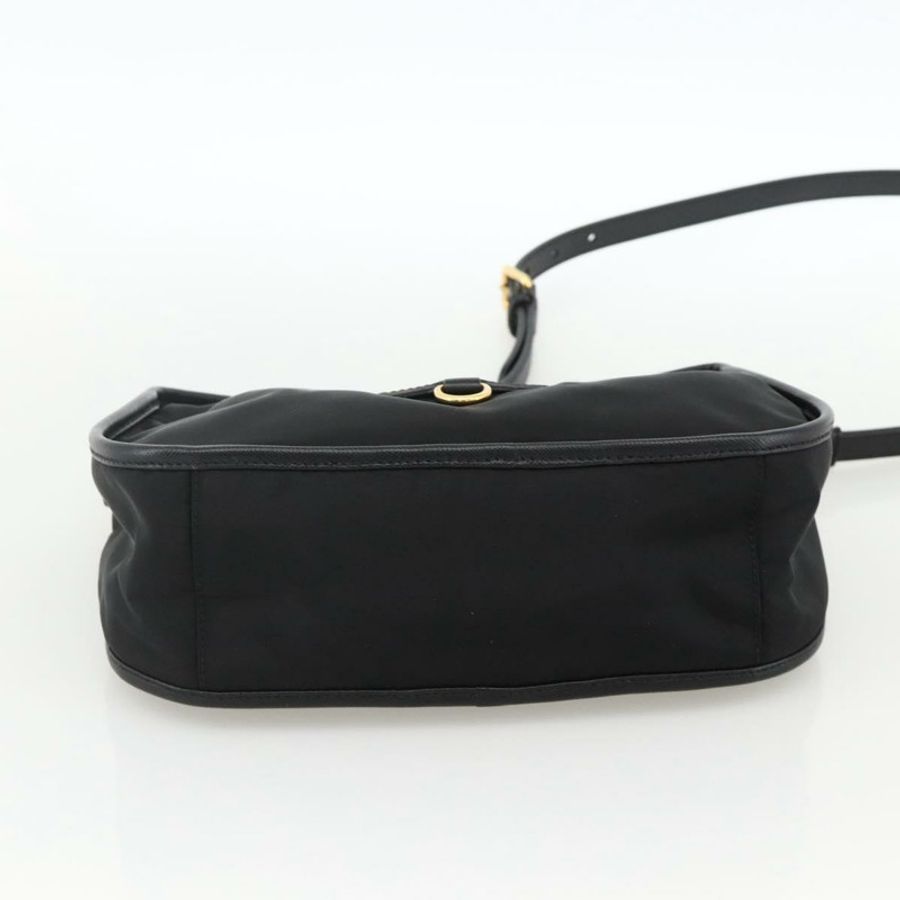 【日本直送】PRADA 尼龍雙肩包 黑色 金色 正品 172342SAV-4