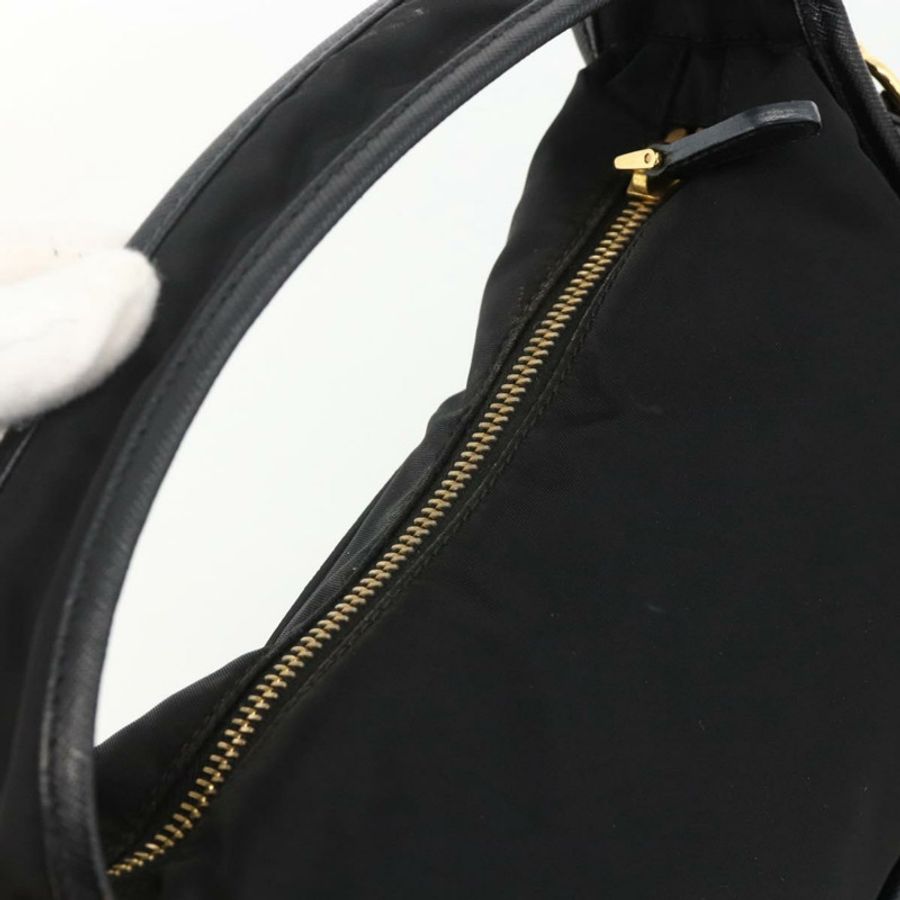 【日本直送】PRADA 尼龍雙肩包 黑色 金色 正品 172342SAV-5
