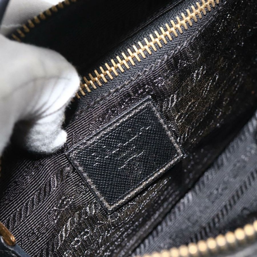 【日本直送】PRADA 尼龍雙肩包 黑色 金色 正品 172342SAV-20