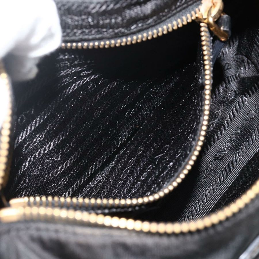【日本直送】PRADA 尼龍雙肩包 黑色 金色 正品 172342SAV-24