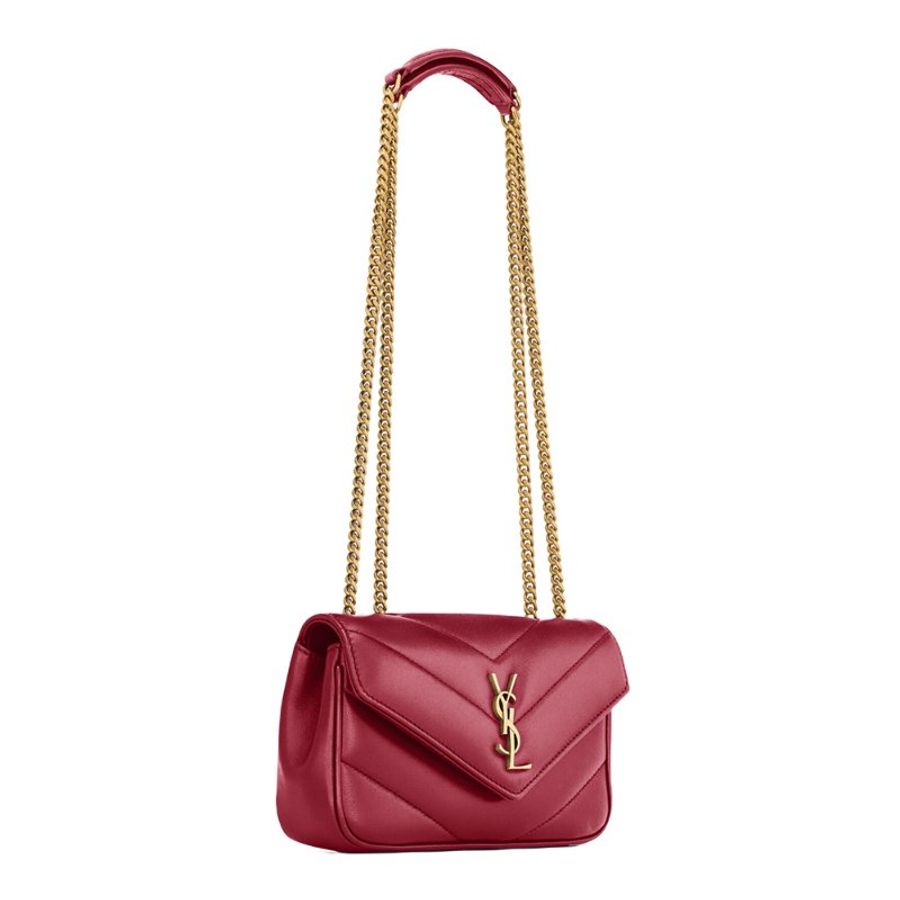 Yves Saint Laurent Loulou Mini Crossbody Bag for Women in Red - 860628-AAEAX-6946 (新款白色盒)-1