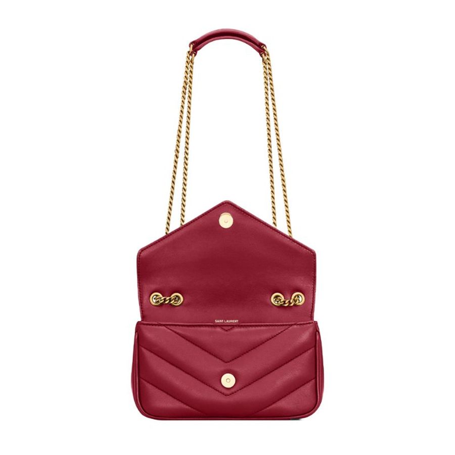 Yves Saint Laurent Loulou Mini Crossbody Bag for Women in Red - 860628-AAEAX-6946 (新款白色盒)-4
