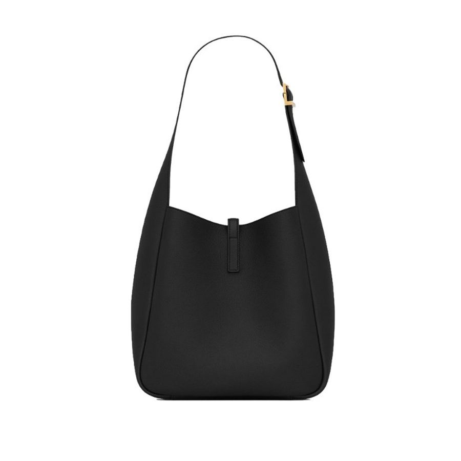 Yves Saint Laurent Le 5 À 7 Small Grain Shoulder Bag for Women in Black - 850533-AAAUQ-1000 (新款白色盒)-2