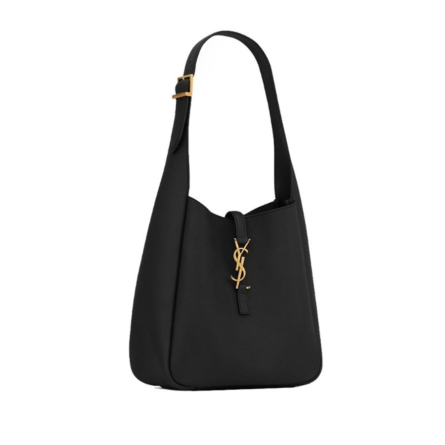 Yves Saint Laurent Le 5 À 7 Small Grain Shoulder Bag for Women in Black - 850533-AAAUQ-1000 (新款白色盒)-3