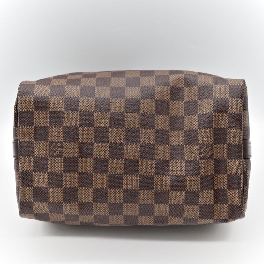 Louis Vuitton 路易威登 Speedy 25 肩帶款 棋盤格 手提包 斜挎包-6