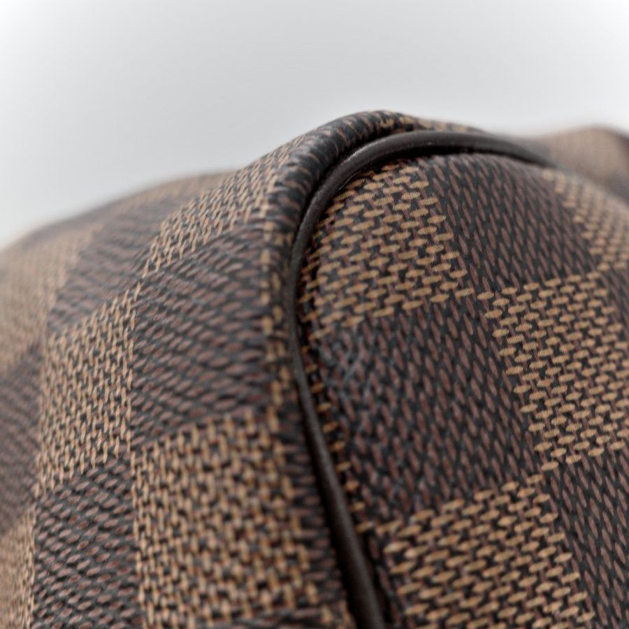 Louis Vuitton 路易威登 Speedy 25 肩帶款 棋盤格 手提包 斜挎包-8