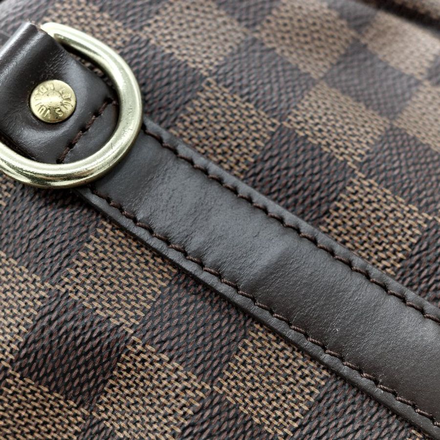 Louis Vuitton 路易威登 Speedy 25 肩帶款 棋盤格 手提包 斜挎包-10