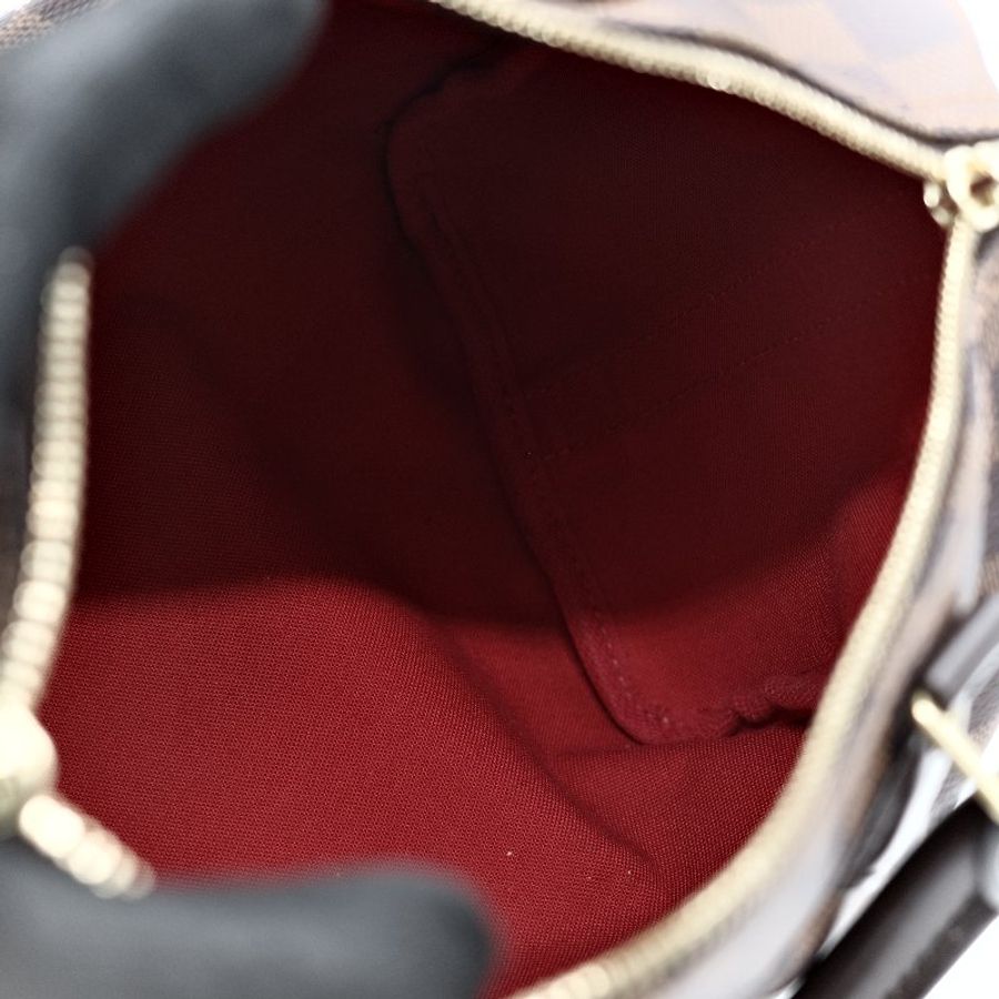 Louis Vuitton 路易威登 Speedy 25 肩帶款 棋盤格 手提包 斜挎包-26