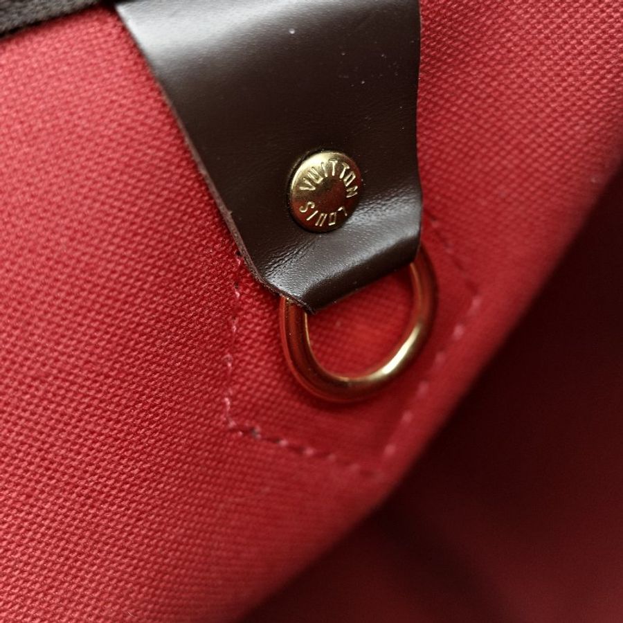 Louis Vuitton 路易威登 Speedy 25 肩帶款 棋盤格 手提包 斜挎包-28