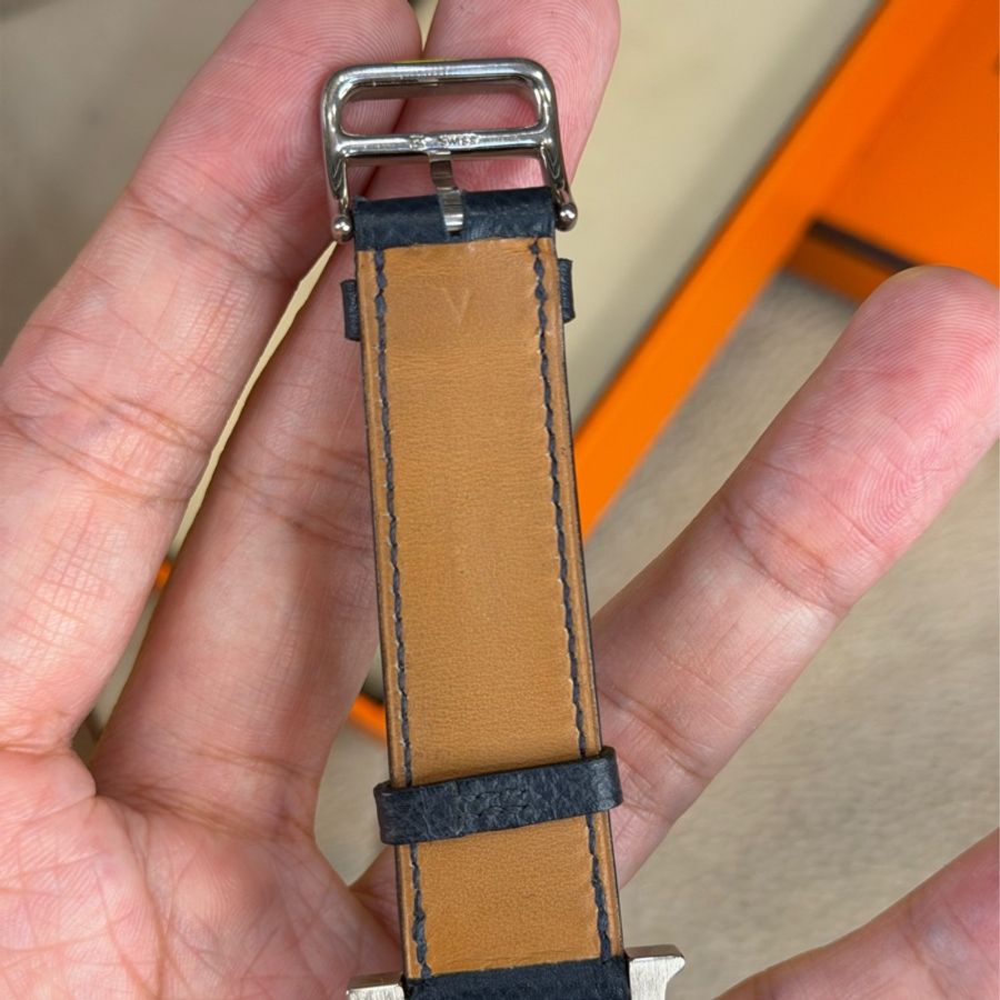 上架中🔑Hermès 經典深藍Heure H腕錶-8