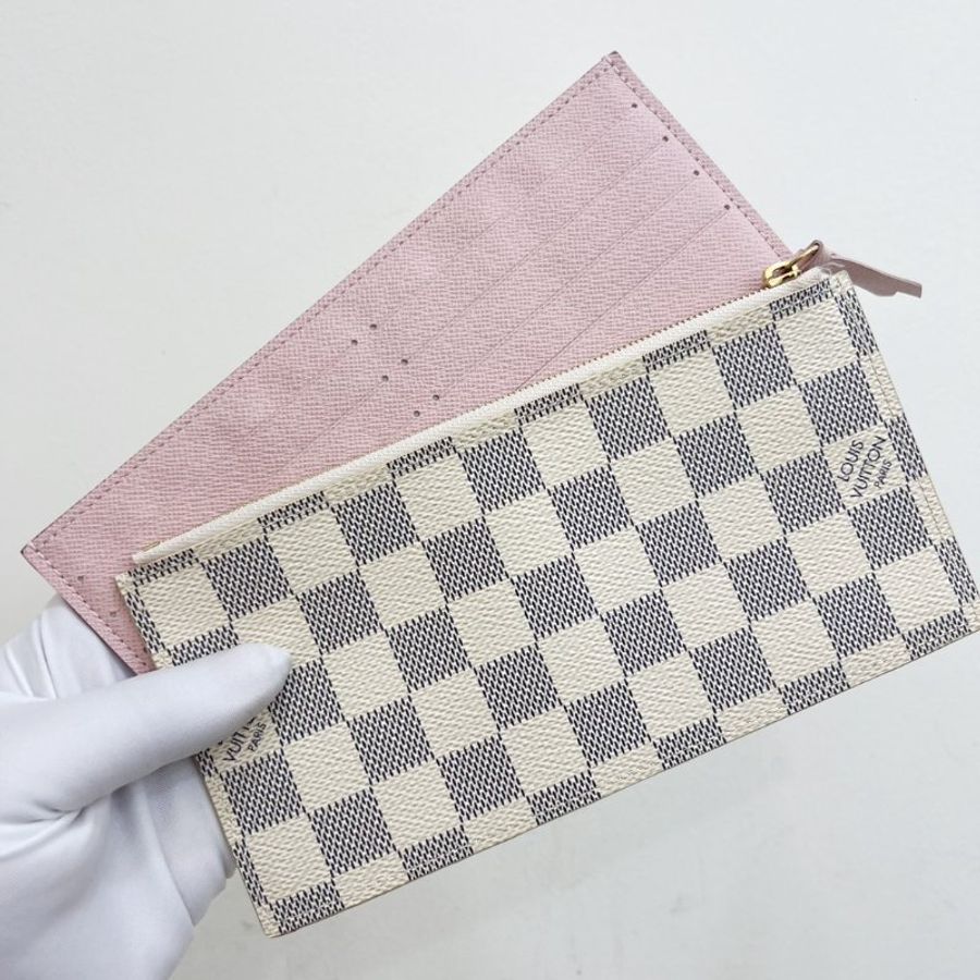 路易威登/Louis Vuitton 白棋盤格三合一鏈條包 經典百搭-5