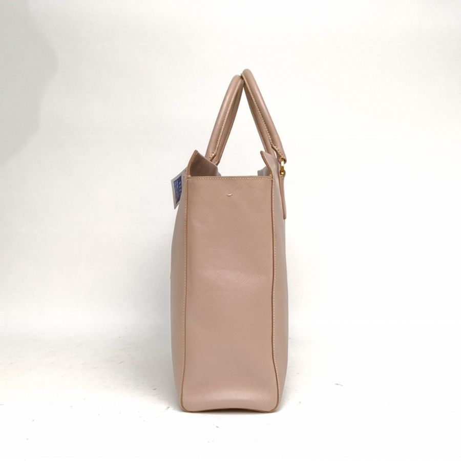 PRADA 粉色牛皮手提包-1