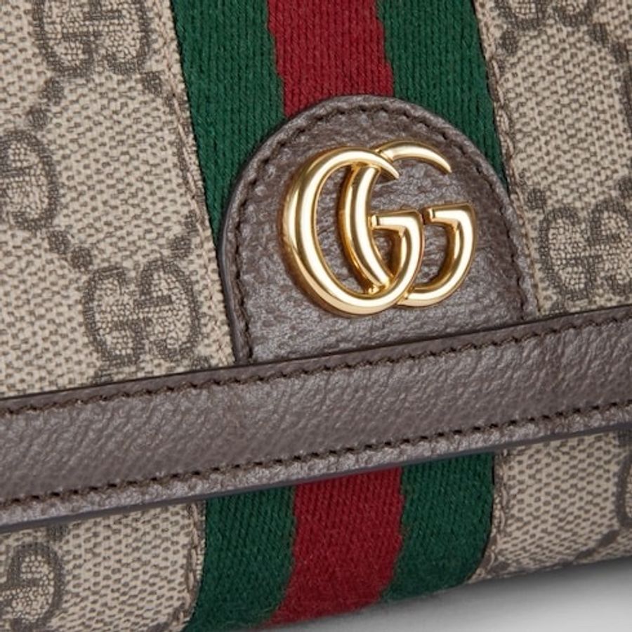 Gucci 女士 Ophidia 金屬鏈錢包均碼碼19cm*3.5cm*10cm-5