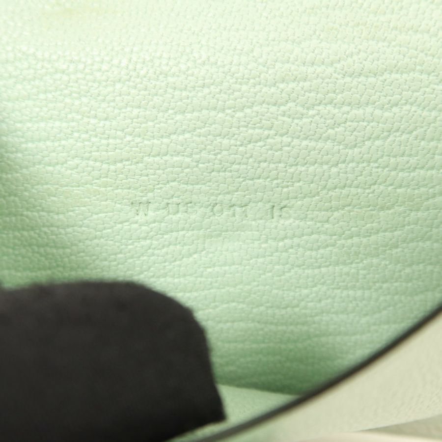 HERMES 【激減優惠】Chevre皮革Bearn Mini Wallet錢包Vert Peppermint-6