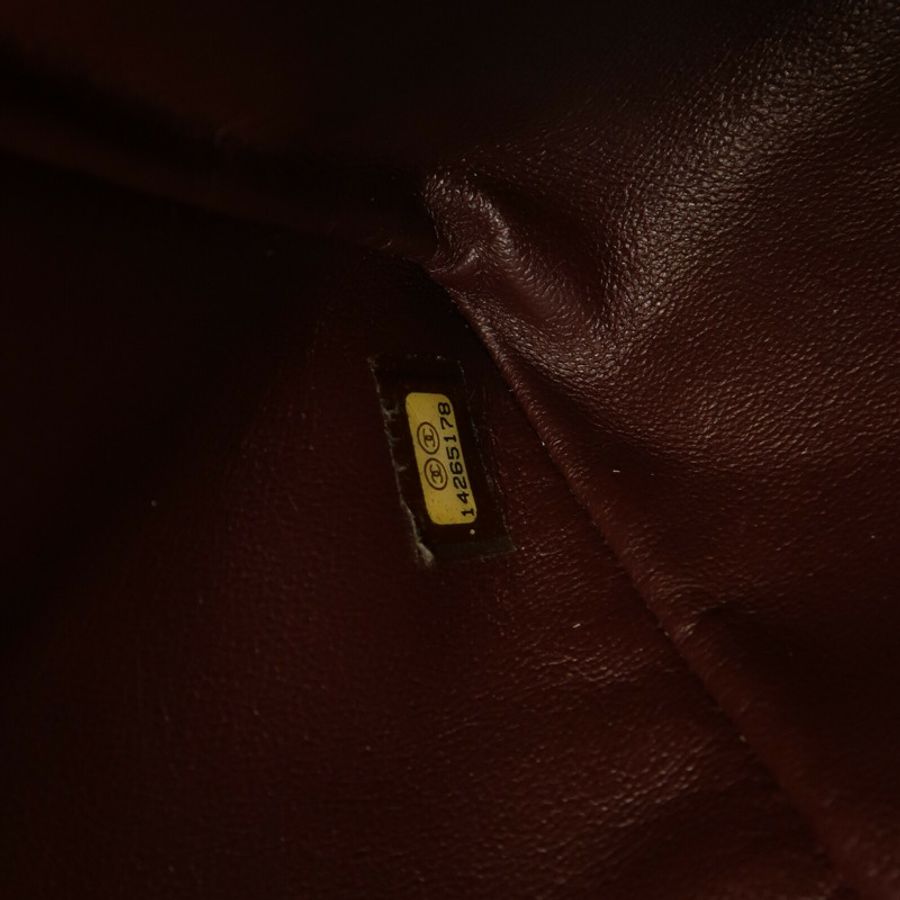 CHANEL 牛皮皮革2.55 Large鏈帶肩背袋-17