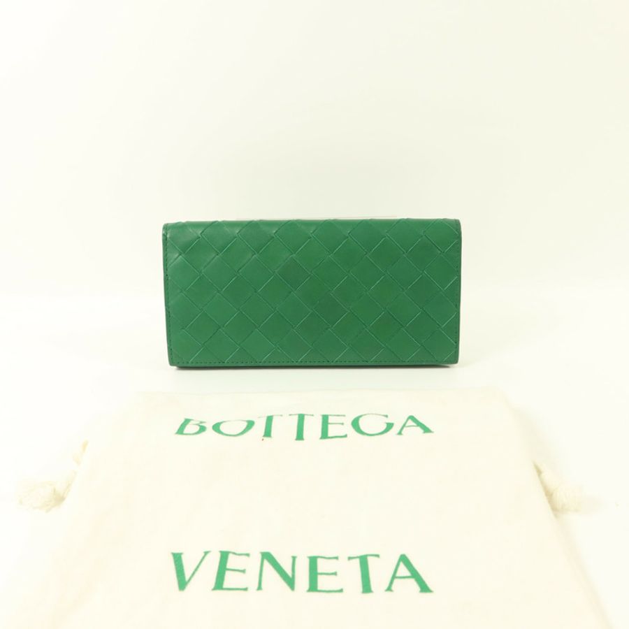 BOTTEGA VENETA 羊皮皮革Intrecciato Long Wallet長錢包-9