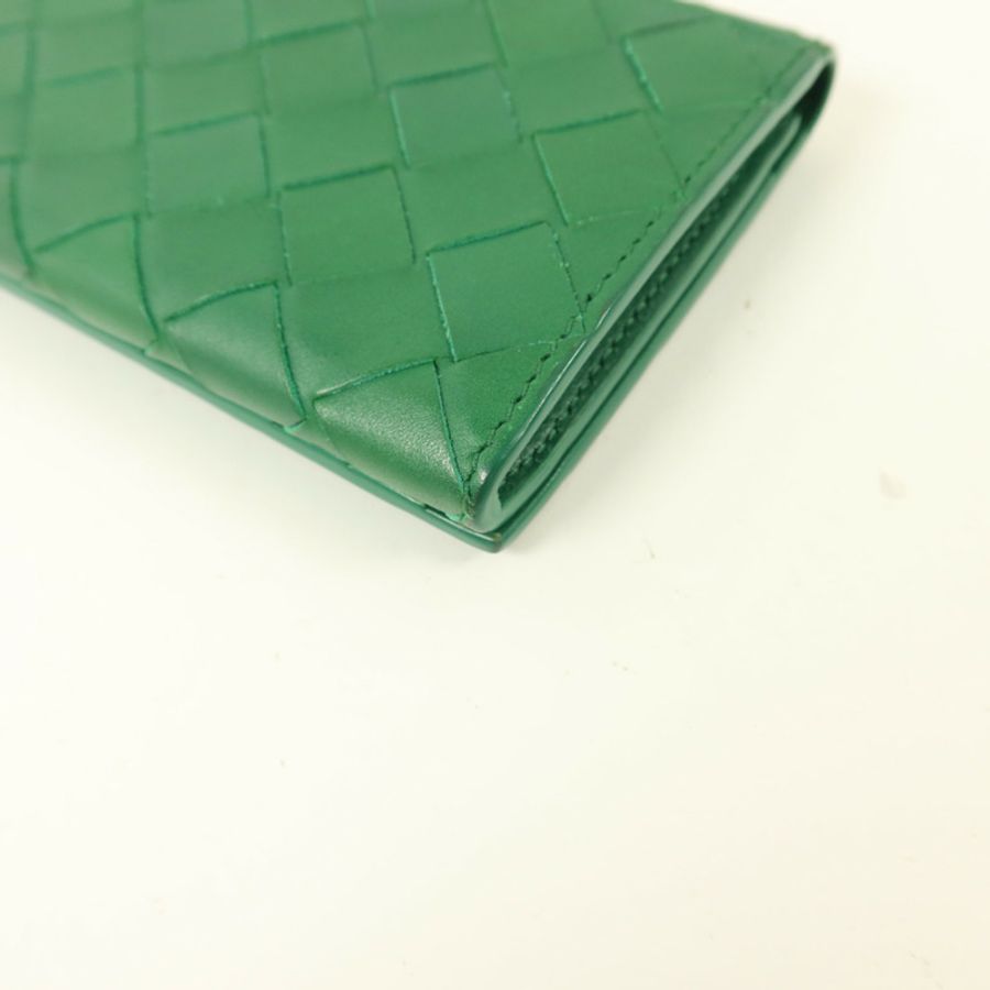 BOTTEGA VENETA 羊皮皮革Intrecciato Long Wallet長錢包-12