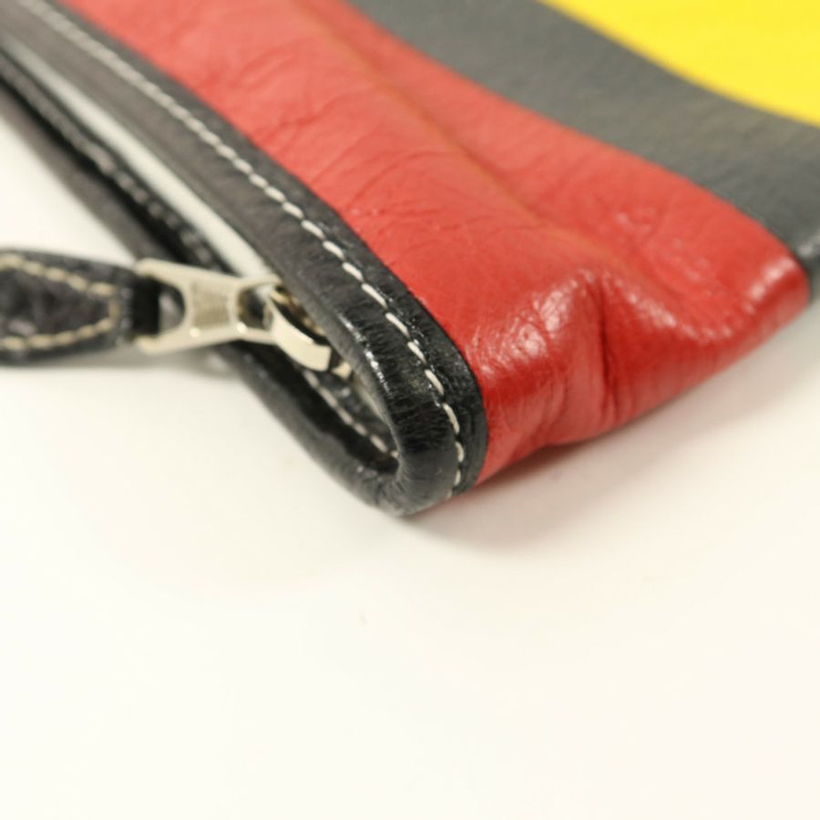 BALENCIAGA 牛皮皮革Bazar Pouch Clutch手拿包-9