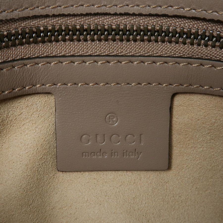 GUCCI 牛皮皮革GG Marmont鏈帶肩背袋-6