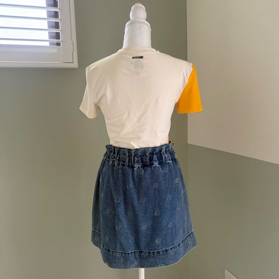 Marc by Marc Jacobs 圓點牛仔短裙,尺寸:XS-5