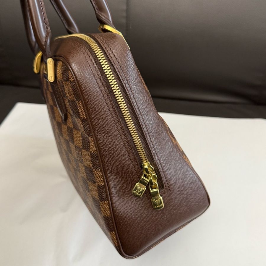 Louis Vuitton路易威登棕色棋盤格手提包tote公文包 🈚附件-2