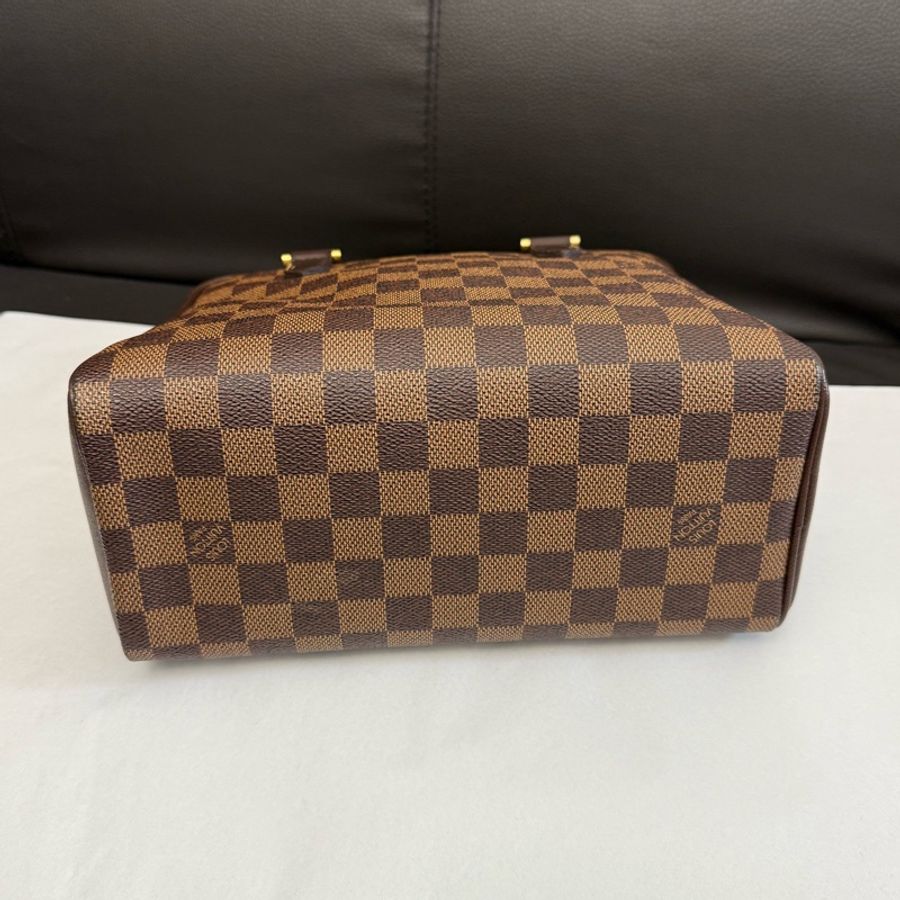 Louis Vuitton路易威登棕色棋盤格手提包tote公文包 🈚附件-4