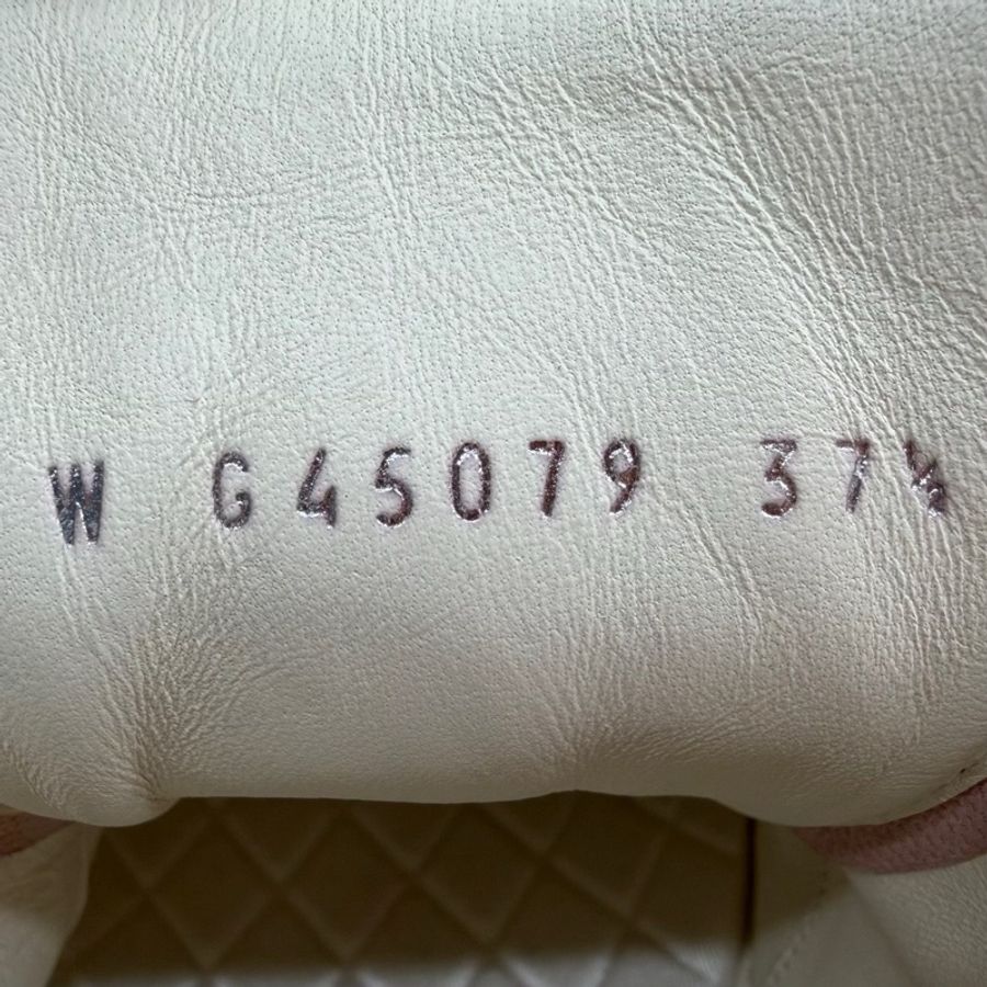 CHANEL香奈兒 麂皮雙C大logo 絨面革 女款 粉色 37.5碼-5