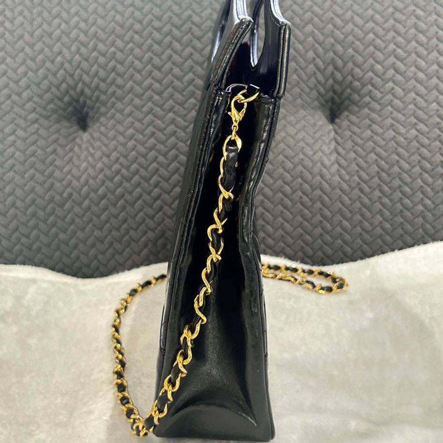 Chanel • 經典黑金羊皮 31 Bag 鏈條包-4