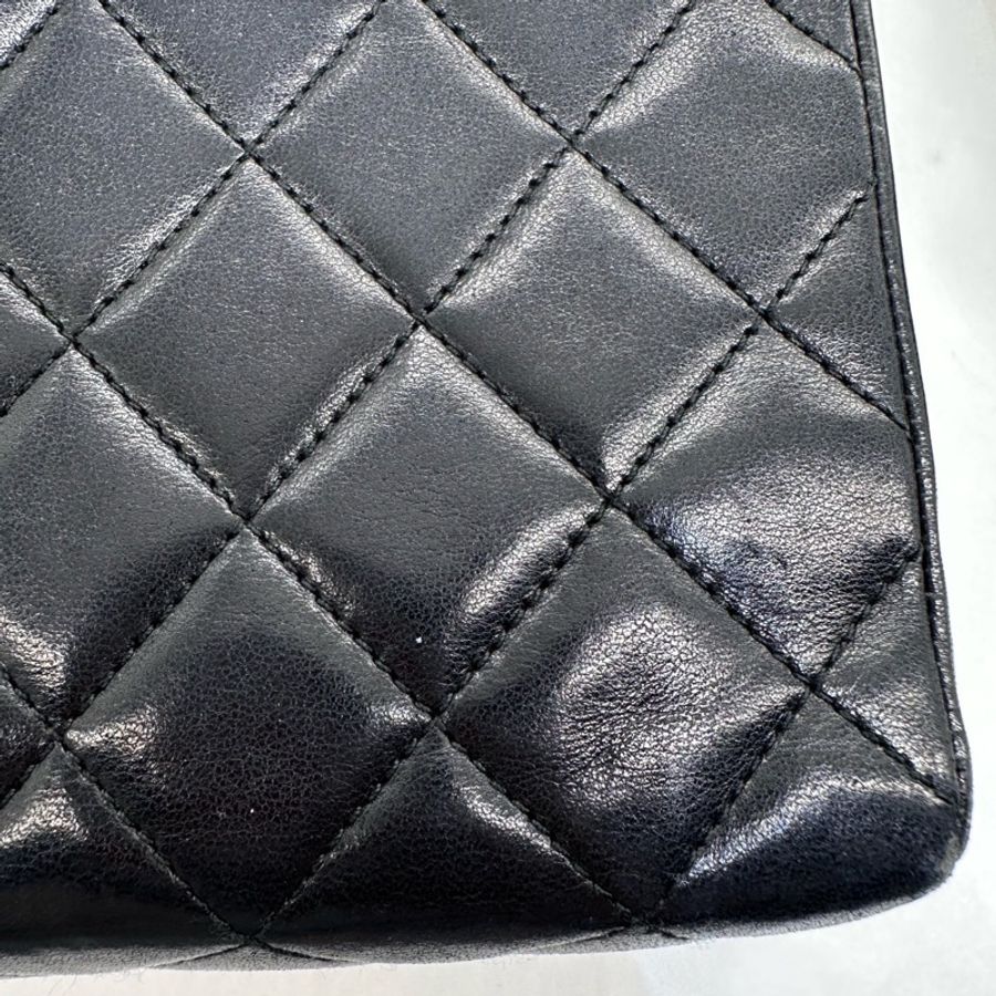 Chanel • 經典黑金大Logo翻蓋鏈條包-17