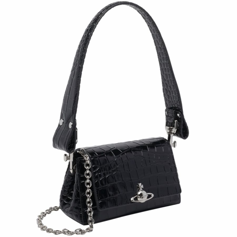 Vivienne Westwood 女士 翻蓋單肩包均碼碼10.5cm*7cm*17.5cm-0