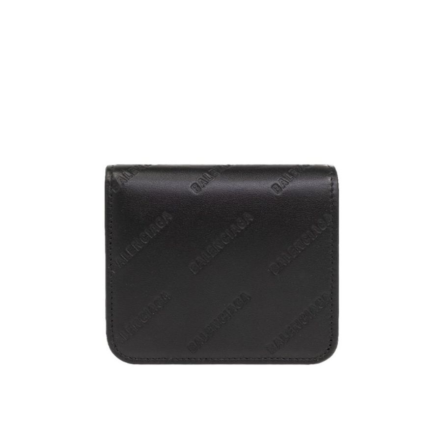 Balenciaga Monogram Bi-Fold Wallet for Unisex in Black - 594216-2AAXQ-1000-0