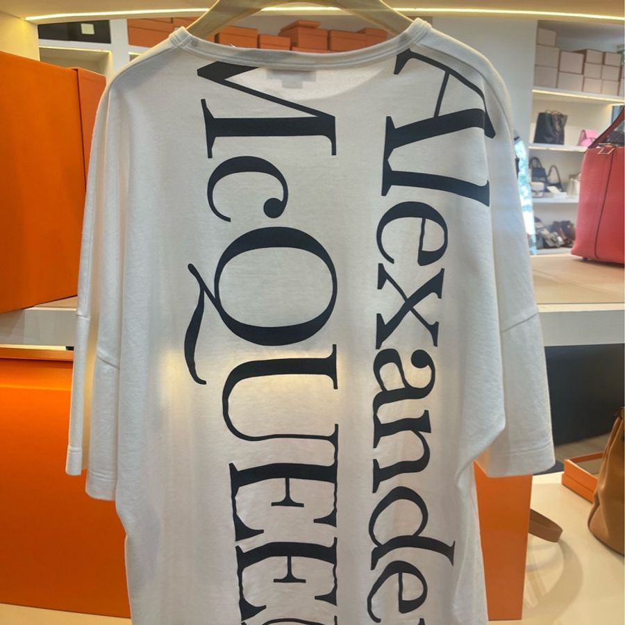 麥昆/Alexander McQueen Exploded標誌T恤 7棉-1