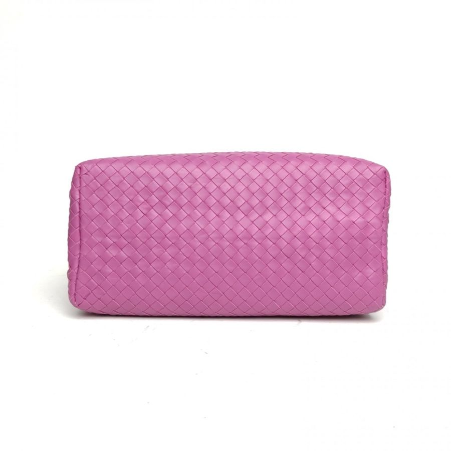 BOTTEGA VENETA Roma羅馬包小號31紫色羊皮鎢鋼扣-3
