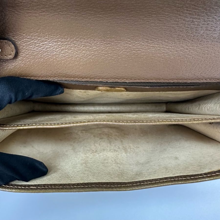 【赫蒂國際精品】Gucci古馳 棕色復古信封包 手拿包 vintage-22