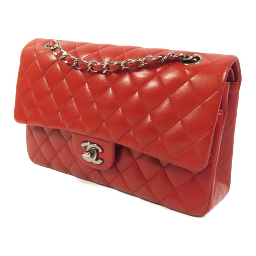 CHANEL 羊皮皮革Classic 25鏈帶肩背袋-2
