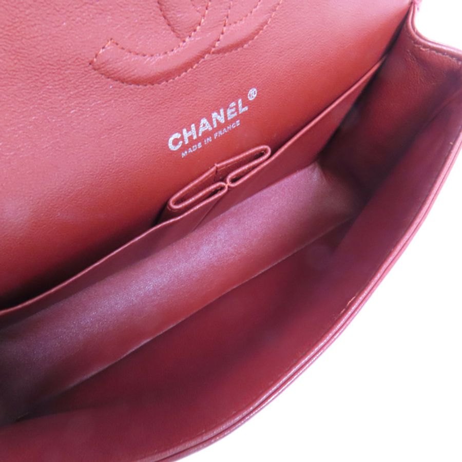 CHANEL 羊皮皮革Classic 25鏈帶肩背袋-4