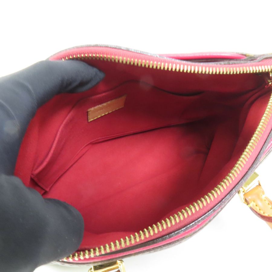 LOUIS VUITTON Monogram Pallas BB金扣手挽肩背兩用袋-4