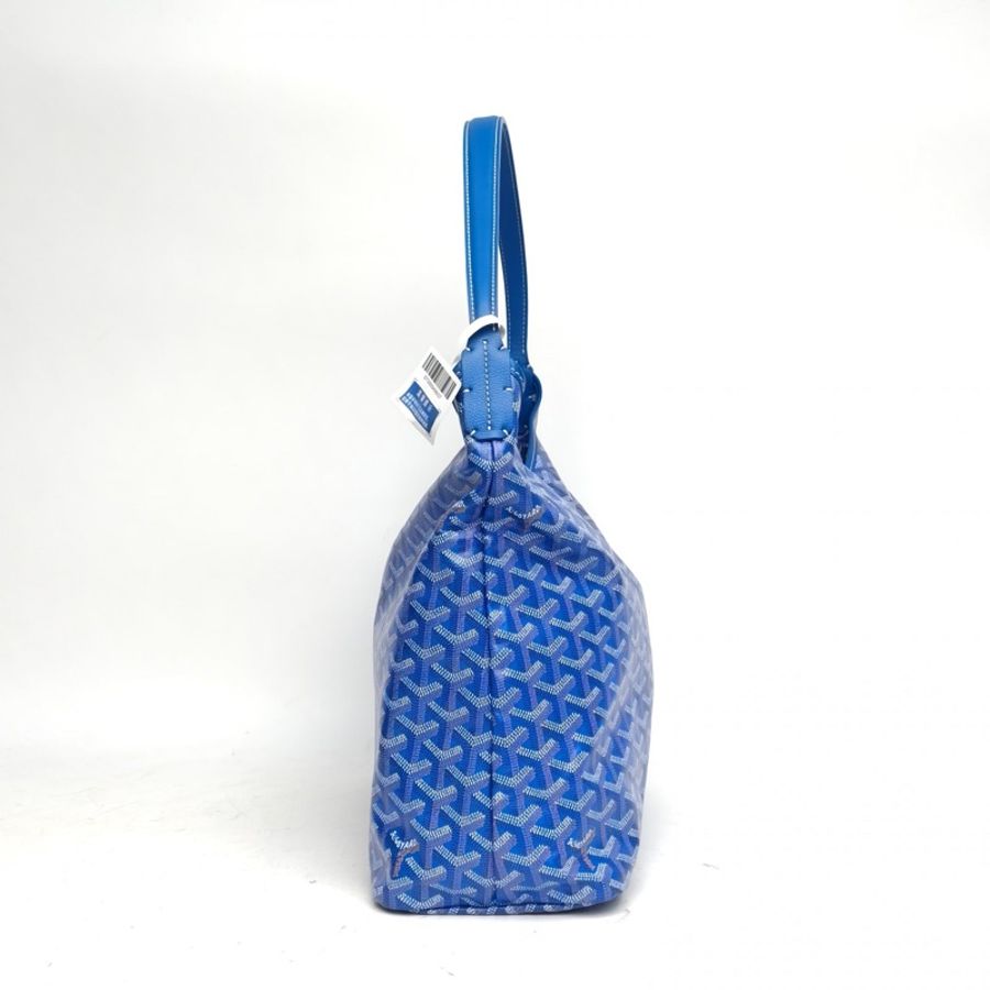 GOYARD BohemeHoboBag子母腋下包藍色PVC銀扣-1