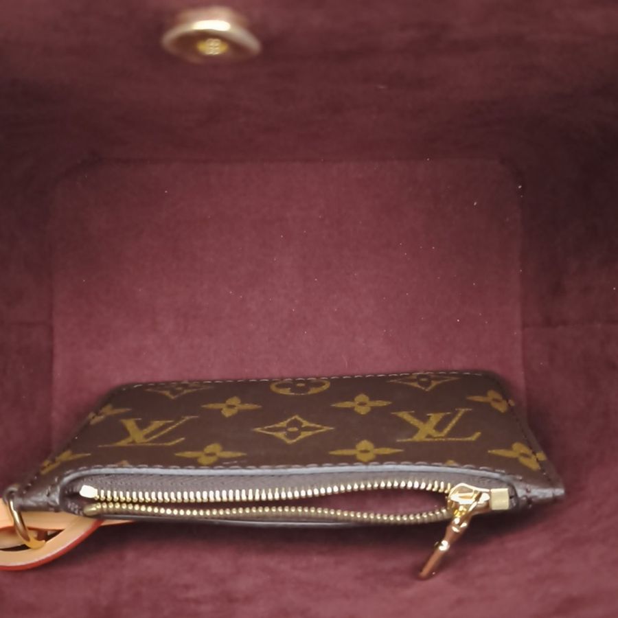 LOUIS VUITTON ALLINBB小號老花印花手袋Monogram塗層帆布-5