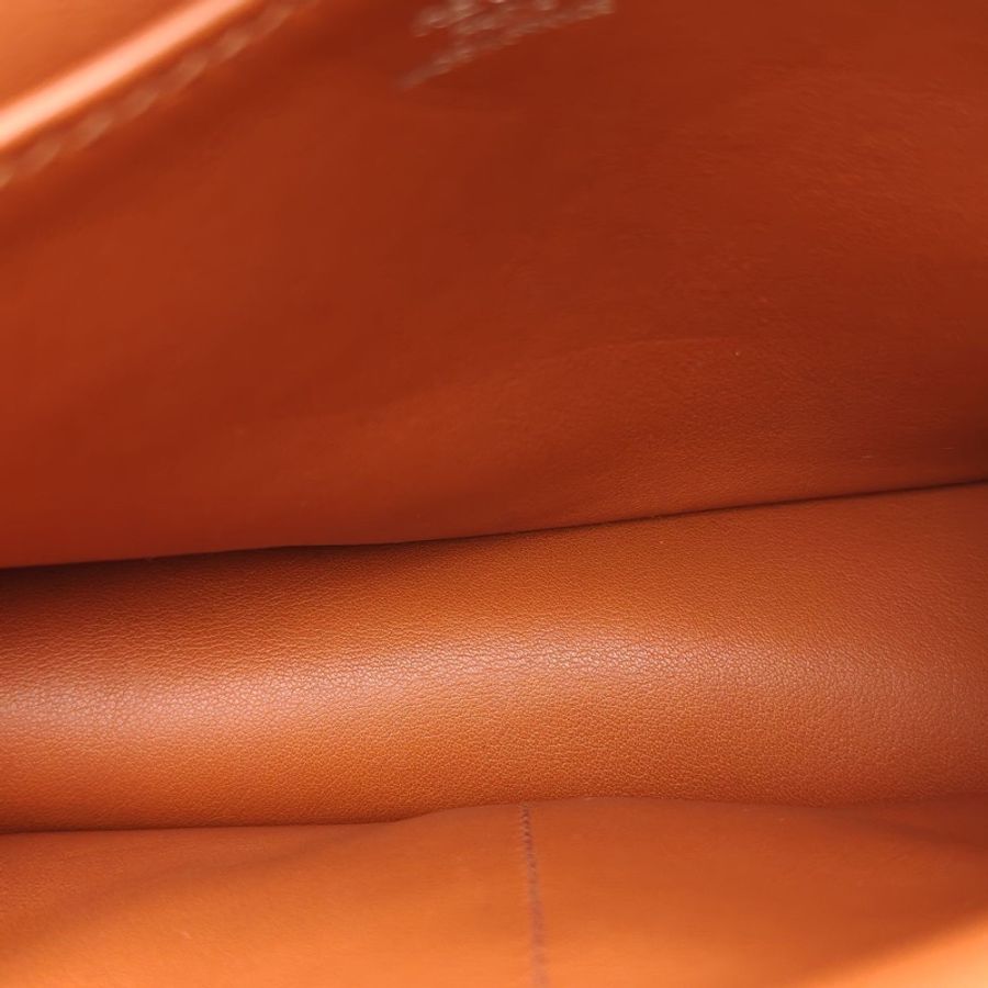 HERMES HalzanMINI22古銅色Swift皮A刻銀扣-4