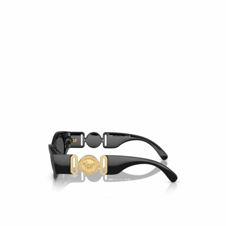 Versace 女士 徽標太陽鏡51 均碼碼橋寬: 1.8cm; 鏡腿長: 14cm; 鏡片直徑: 5.1cm-2